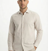 Stripe Shirt For Men - Beige - MEME