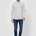 Stripe Shirt For Men - Black - MEME