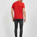 Printed T-Shirt For Men - Red - MEME