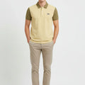 Contrast Polo T-Shirt For Men - Olive - MEME