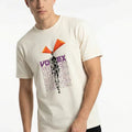 Printed T-Shirt For Men - Coconut Milk - MEME