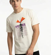 Printed T-Shirt For Men - Coconut Milk - MEME