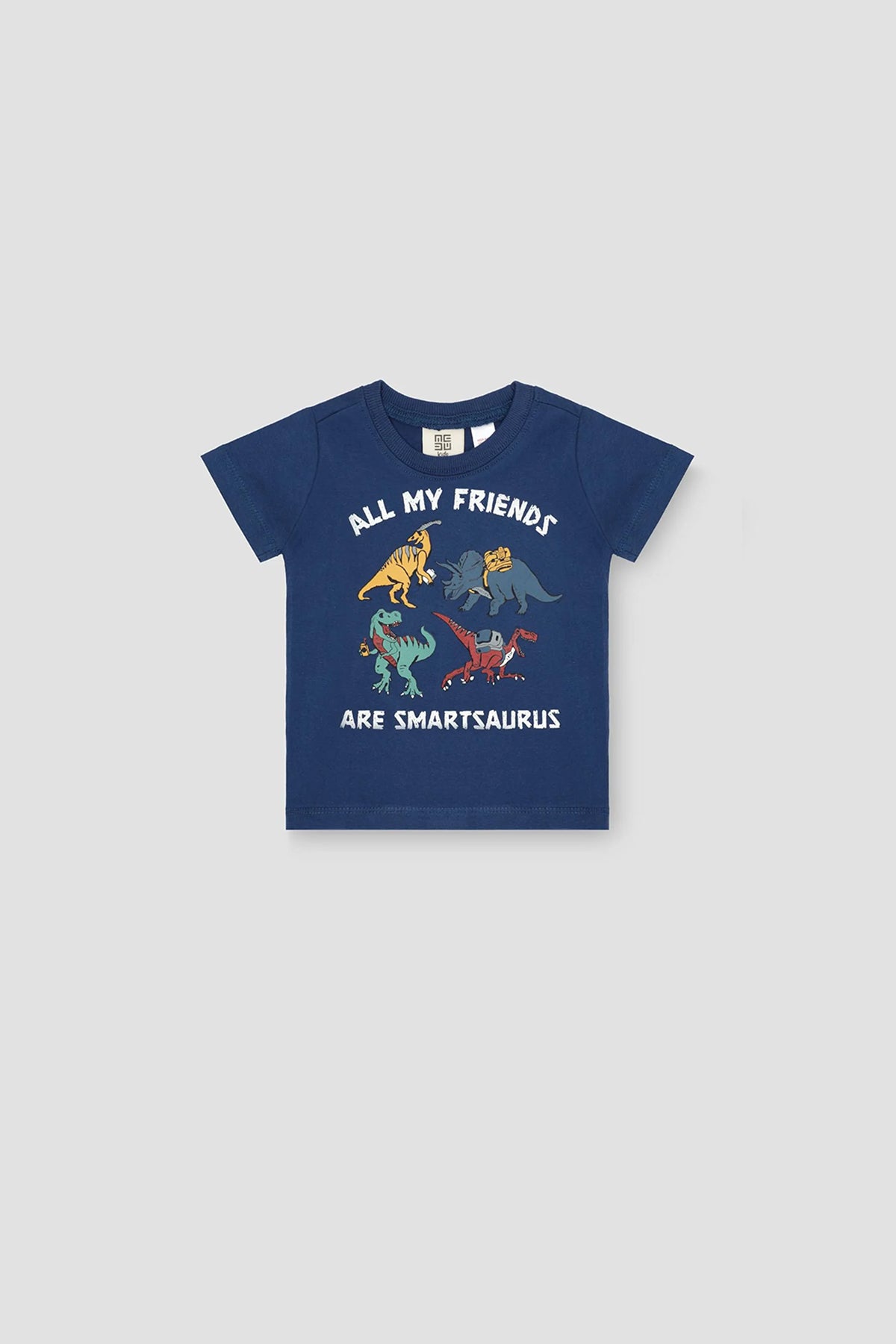 Graphic T-Shirt For Baby Boy - Navy