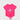 Graphic T-Shirt For Baby Girl - Fuchsia - MEME