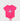 Graphic T-Shirt For Baby Girl - Fuchsia - MEME