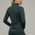Half-Zip Activewear Top For Women - Verde Menta - MEME