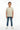 Striped Button Neck T-Shirt for Boys - Verde - MEME