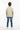 Striped Button Neck T-Shirt for Boys - Verde - MEME