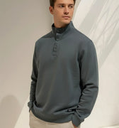 High-Neck Sweatshirt For Men - Green - MEME