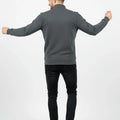 High-Neck Sweatshirt For Men - Forged Iron - MEME