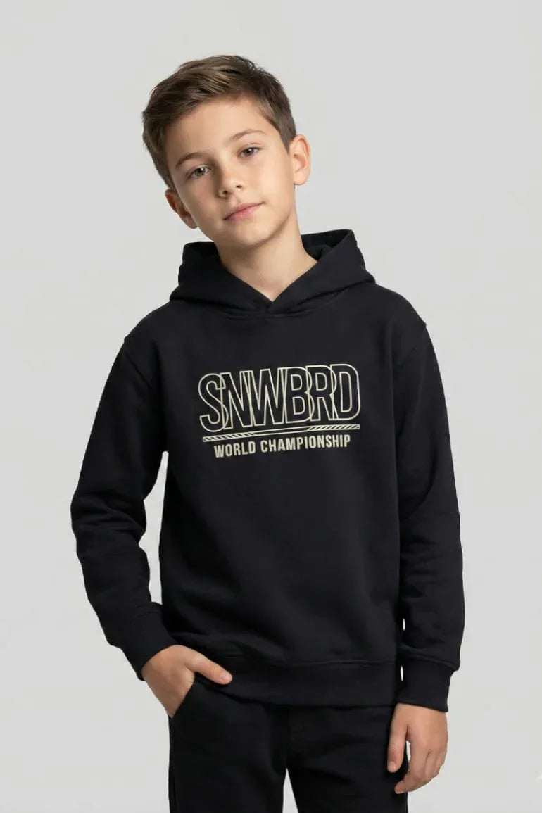 Hoodie For Boys - Black - MEME