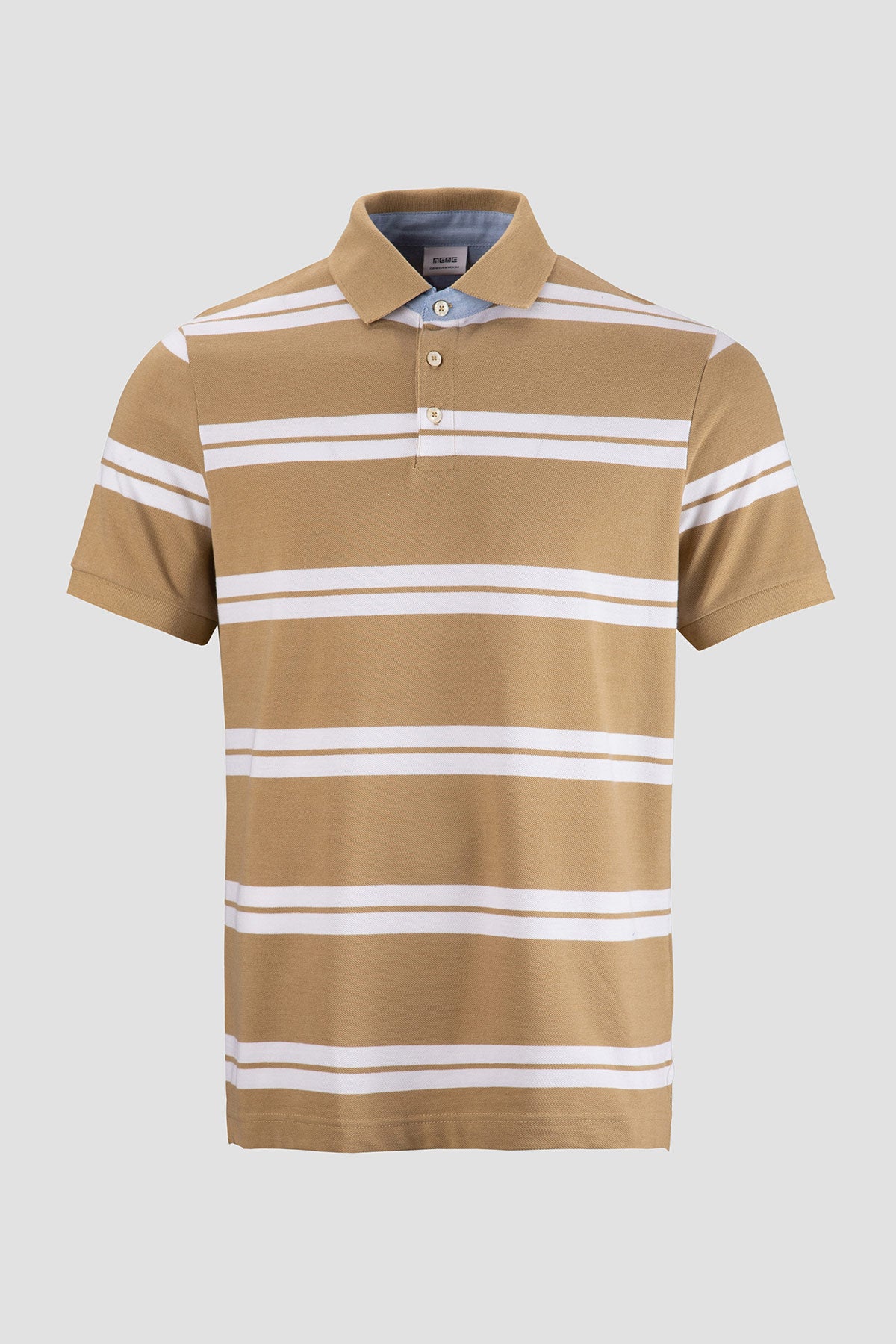 Men Striped Polo