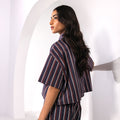 Women Striped Co-Ord Set 