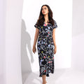 Women Long Printed Dress 