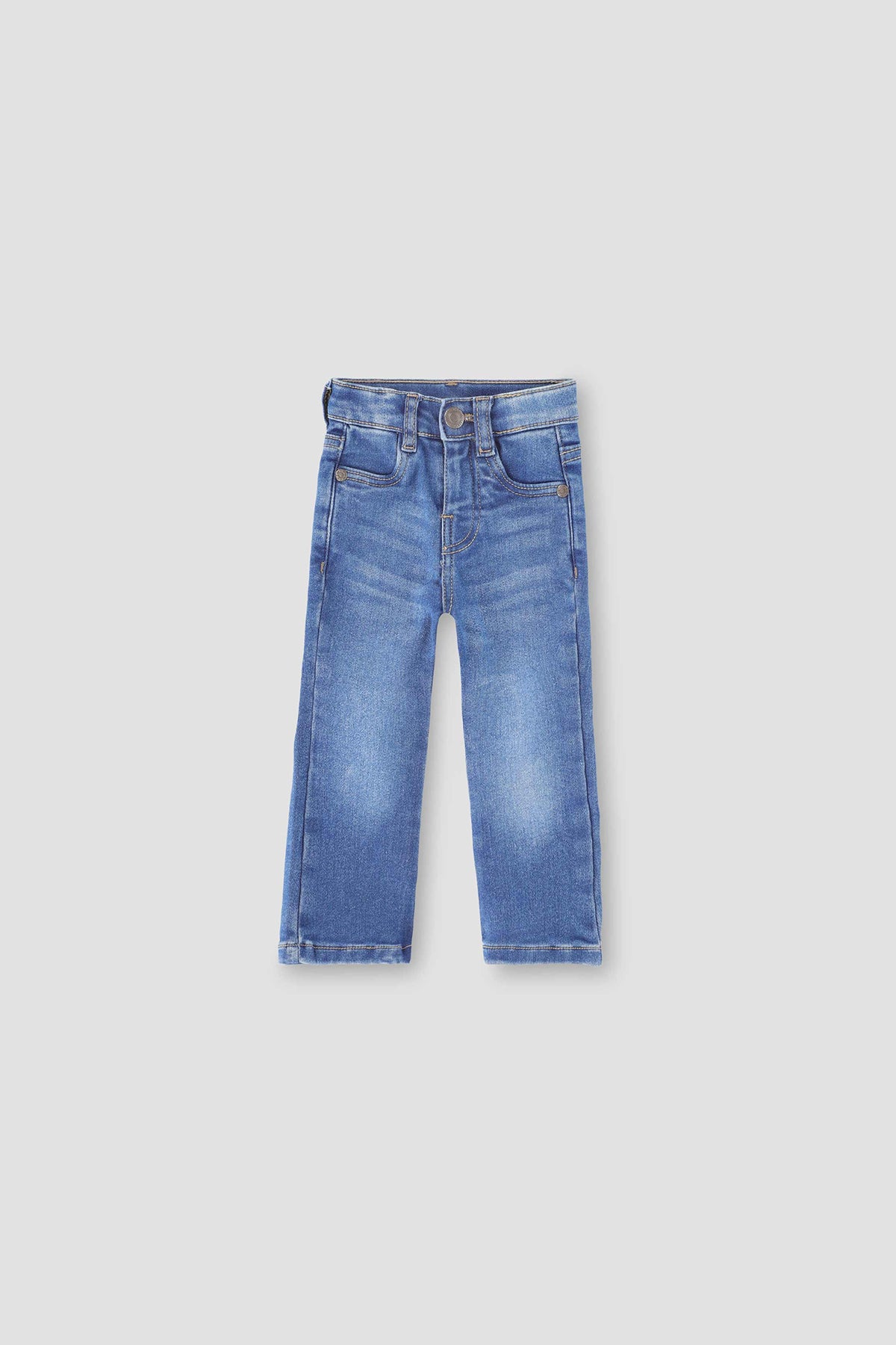 Jeans For Baby Girl - Mid Blue