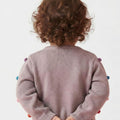 Knit Cardigan For Baby Girl - Lilac - MEME