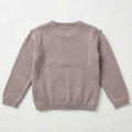 Knit Cardigan For Baby Girl - Lilac - MEME