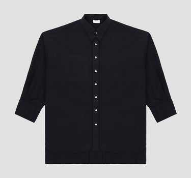 Solid Drop Cut Shirt For Women - Black 