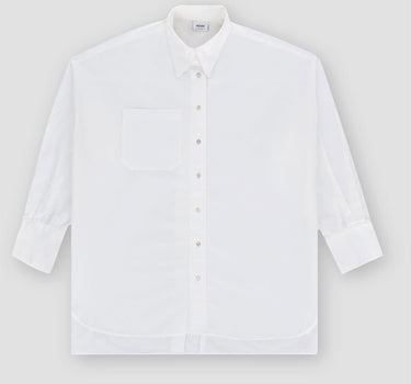 Solid Drop Cut Shirt For Women - White 