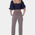 Solid Blouse For Women - Blue - MEME