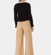 Wide Leg Trouser For Women - Sand - MEME