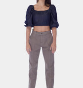 Slouchy Trouser For Women - Olive - MEME