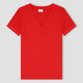 Women Solid V Neck 