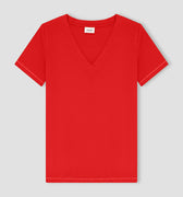 Women Solid V Neck 