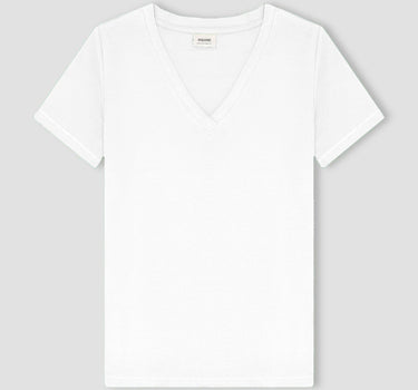 Women Solid V neck 