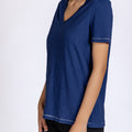 Women Solid V neck 