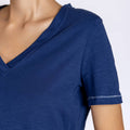 Women Solid V neck 