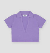 Polo T-Shirt For Women - Violet - MEME