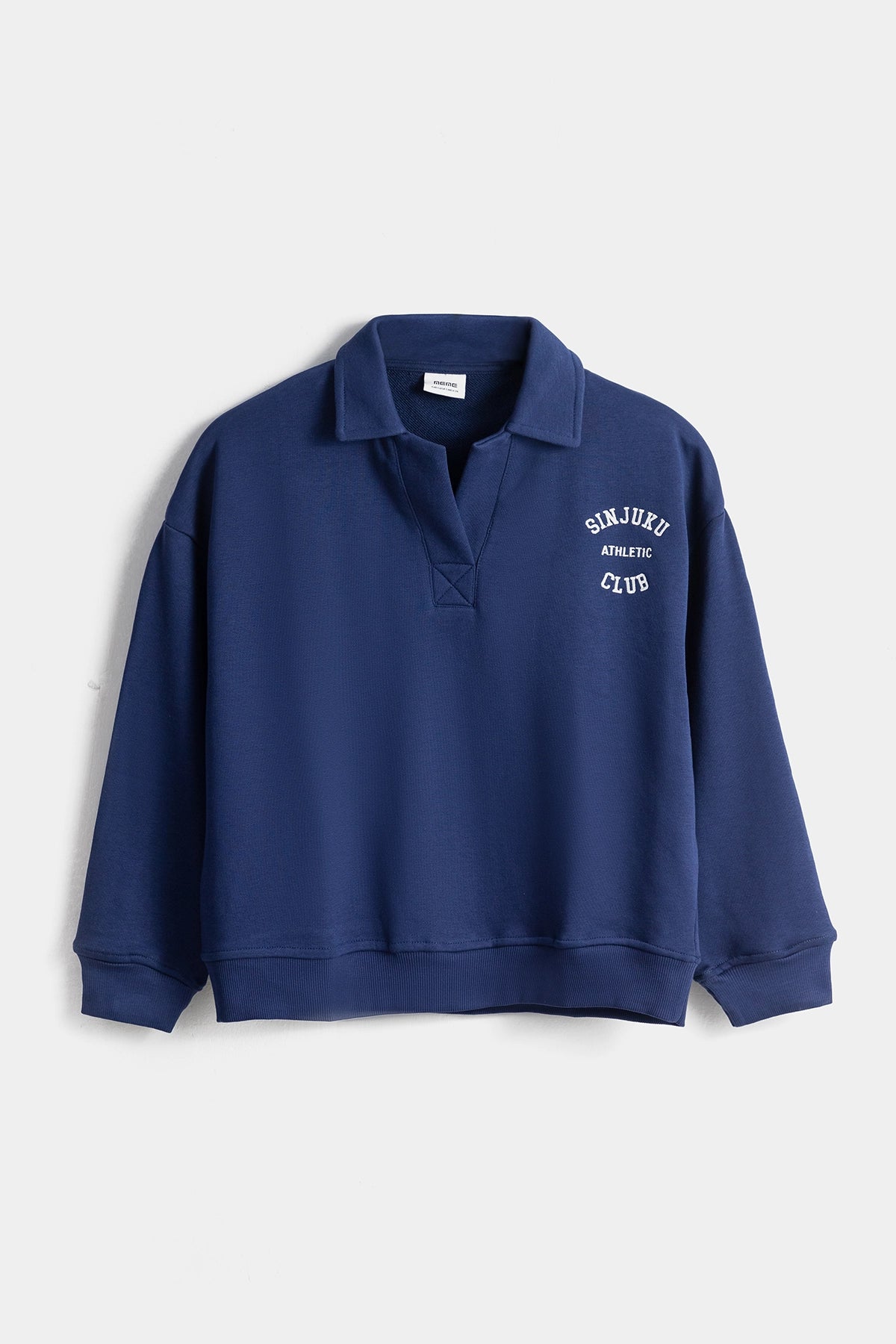 Collared Neck Polo Sweatshirt For Women -  Naval Academy