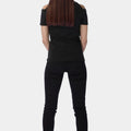 Solid T-Shirt For Women - Black - MEME
