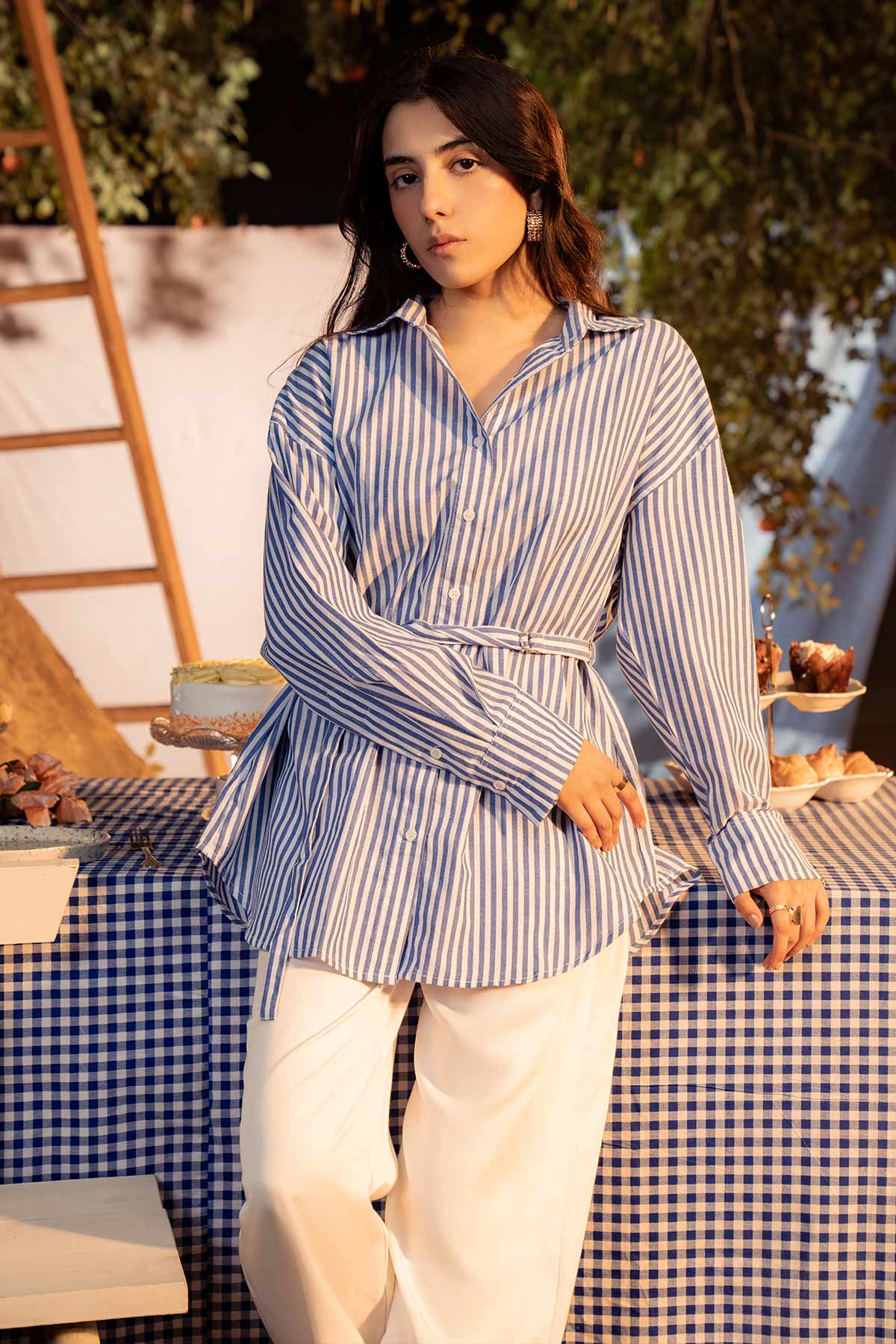 Women Striped Shirt