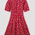 Women Floral Midi Dress 