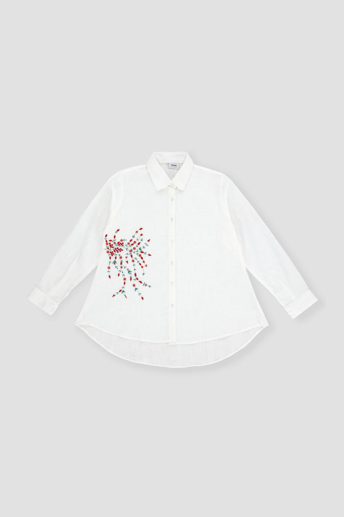 Embroided Button Down Shirt 