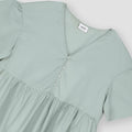 Solid Frill Dress 