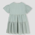 Solid Frill Dress 