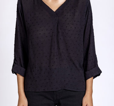 Women Swiss Dot Blouse 