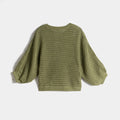 Knitted Sweater for Women - GREEN 