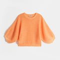 Knitted Sweater For Women - Peach 