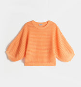 Knitted Sweater For Women - Peach