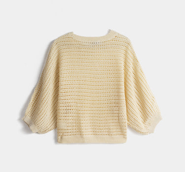 Knitted Sweater for Women - White 