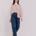 Solid Shirt For Women - Pink 