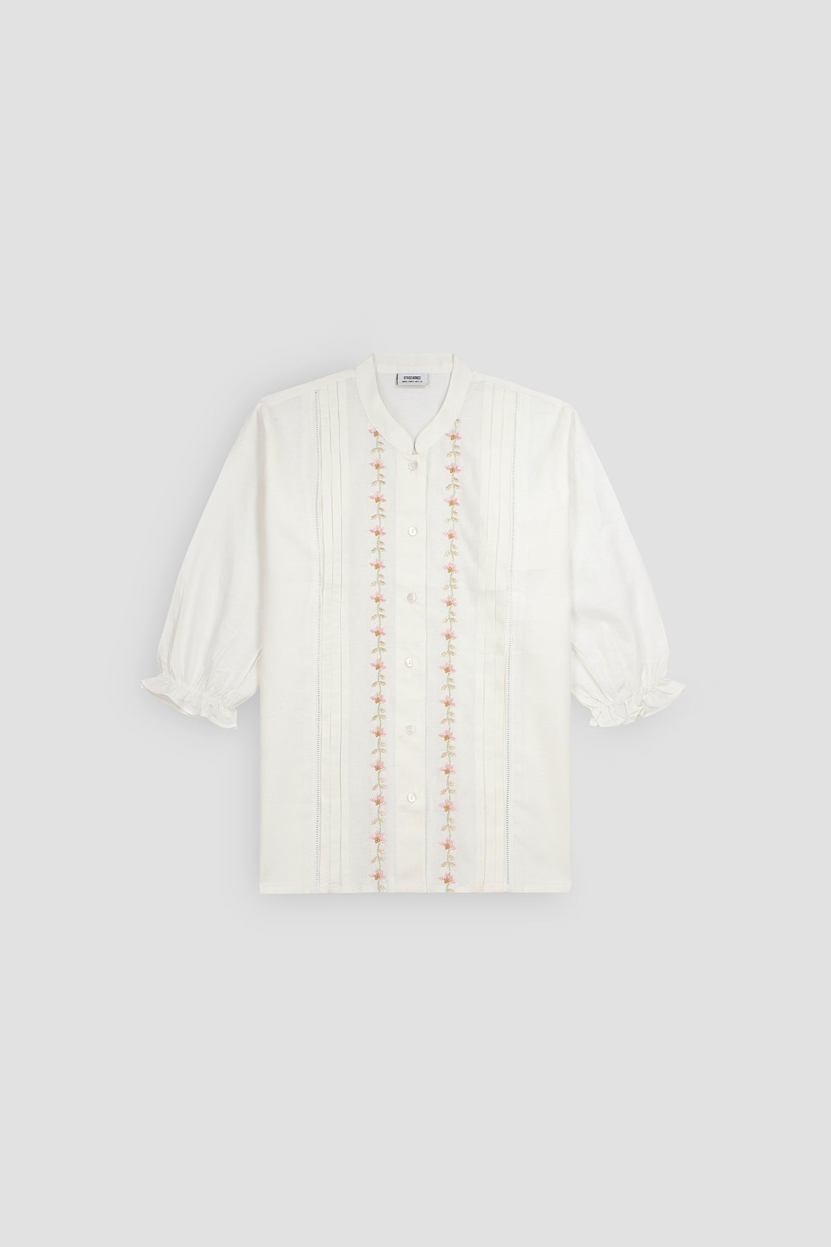 Embroiderd Shirt For Women - WHITE