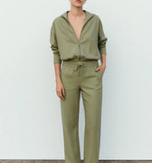 Straight Leg Trouser for women - Sage - New Arrival - MEME