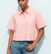 Shirt for Women - Pale Pink Model Pose
