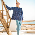 Polka Dot Ruching Blouse 