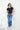 Flared Jeans For Women - Mid Blue - MEME